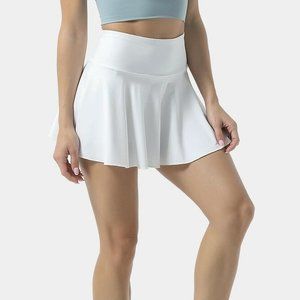 Halara Everyday 2-in-1 Tennis Skirt White, Small